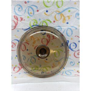 Vintage Pyrex Glass V-2.5-C Amber  Replacement Lid Only ~ Fits Vision 2.5 L Pot